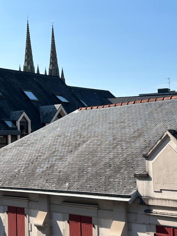 Appartement Confortable De 80M2 Centre Ville De Quimper & Parking Prive Exterior foto